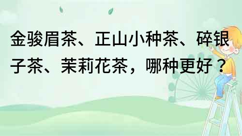 金骏眉茶、正山小种茶、碎银子茶、茉莉花茶，哪种更好？