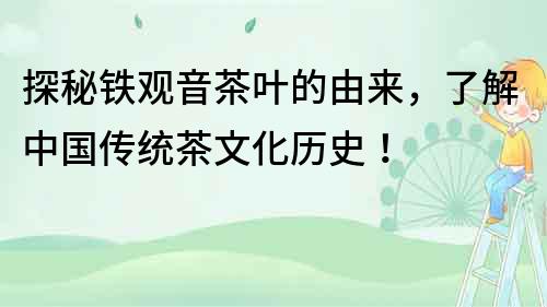 探秘铁观音茶叶的由来，了解中国传统茶文化历史！